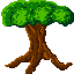 Pixel art of another tree